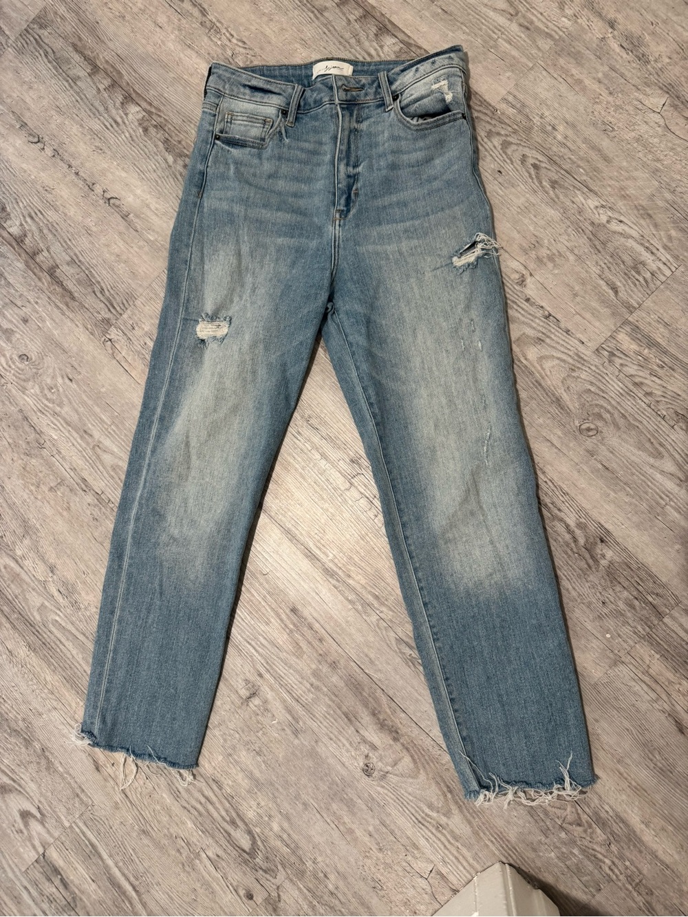 CJLA Chrissy High-Rise Light Blue Distressed Women’s Jeans